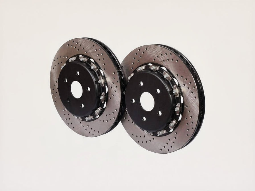 Disque/rotor avant CEIKA 2 pièces 340x30mm de remplacement OEM pour Volkswagen Golf R mk7 (à partir de 2014) 